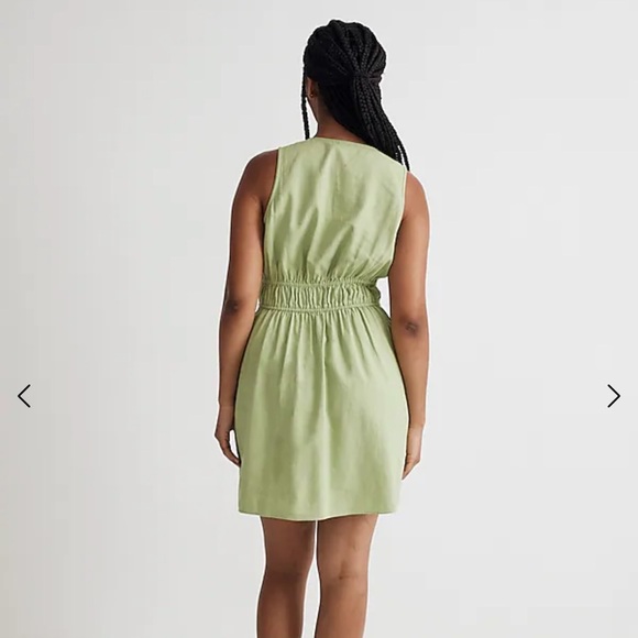 NWOT Madewell Sophia Deep-V Mini Dress (new without tags) - Picture 4 of 13